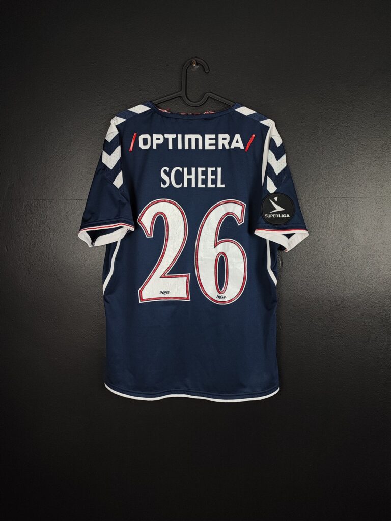 Koszulka piłkarska  AGF Aarhus 2012/13 Away Emil Scheel #26 Hummel [M/L] Match Issue