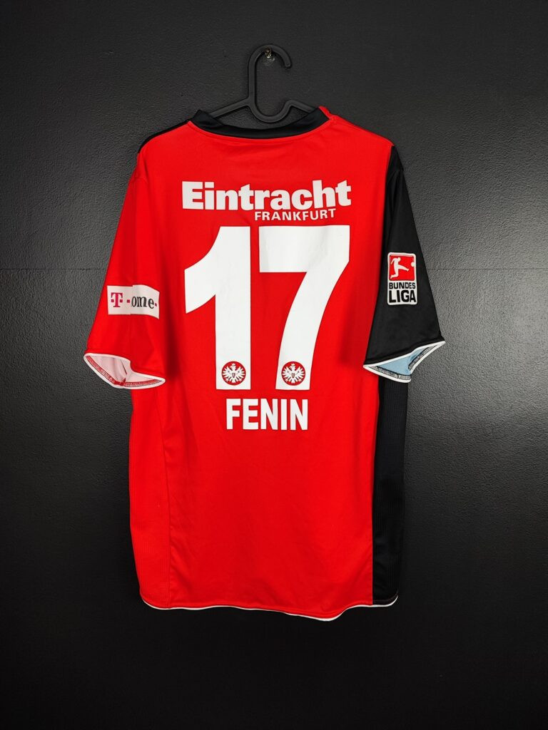 Koszulka piłkarska Eintracht Frankfurt 2007/08 Home Martin Fenin #17 Jako [M/L] Match Issue