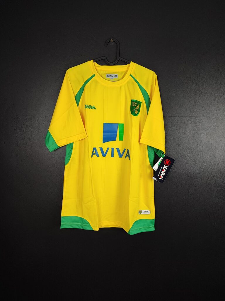 Koszulka piłkarska Norwich City 2010/11 Xara Home [M] NEW