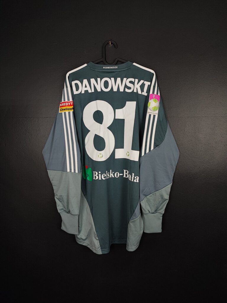 Koszulka piłkarska Podbeskidzie Bielsko Biała 2011/12 Adidas GK B. Danowski #81 [L] Match Issue