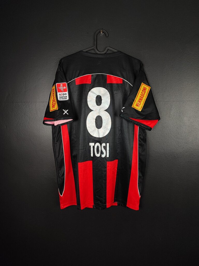 Koszulka Piłkarska Neuchatel Xamax 2008/09 Rodrigo Tosi #8 [L] Match Issue