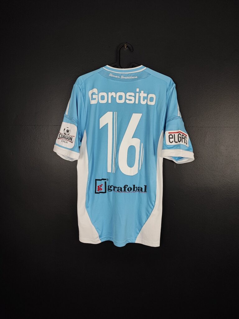 Koszulka Piłkarska Slovan Bratislava 2012/13 Home N. Gorosito #18 [M] Match Issue