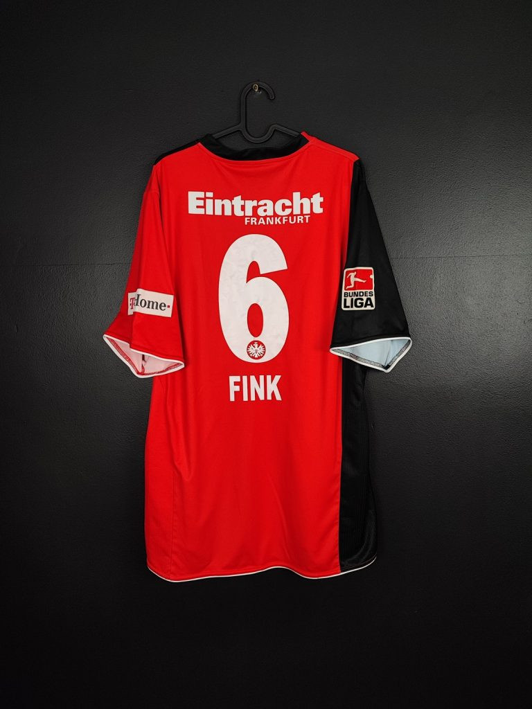 Koszulka piłkarska Eintracht Frankfurt 2007/08 Jako Home Michael Fink #6 [XXL]