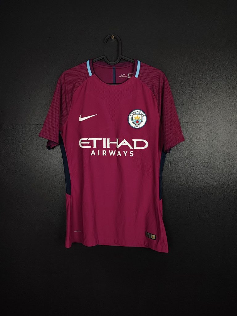 Koszulka piłkarska Manchester City 2017/18 Away Nike [M] Match Issue