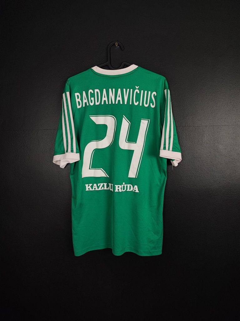 Koszulka piłkarska FK Silas Kazlu Ruda 2015/16 Home Adidas V. Bagdanavicius #24 [M] Match Issue