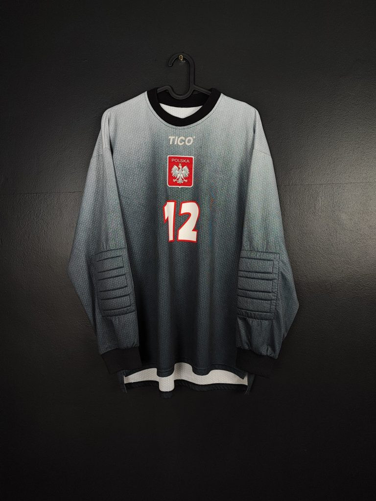 Koszulka piłkarska reprezentacji Polska 2001/02 GK Tico Marcin Juszczyk #12 [L] Match Issue