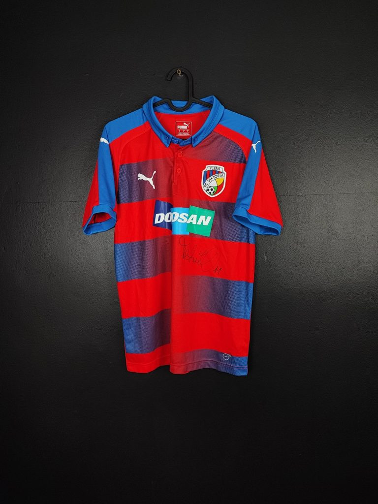 Koszulka piłkarska Viktoria Plzen 2018/19 Home Puma M. Petrzela #11 [S]