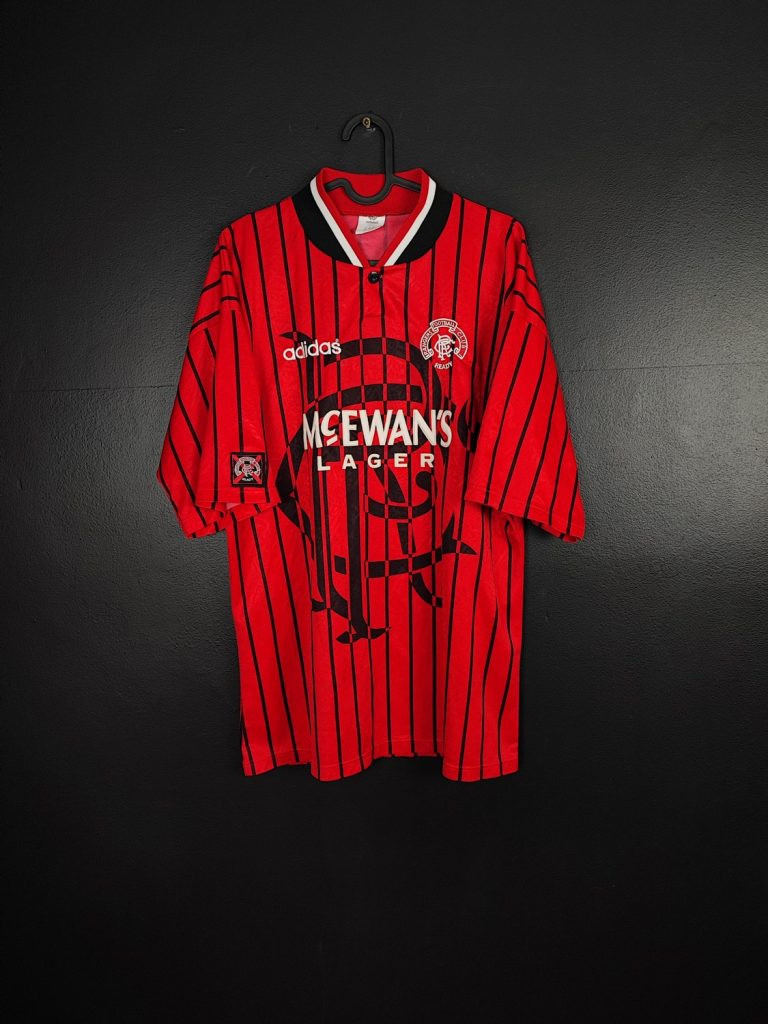 Koszulka piłkarska Glasgow Rangers 1994/95 Away Adidas [L]