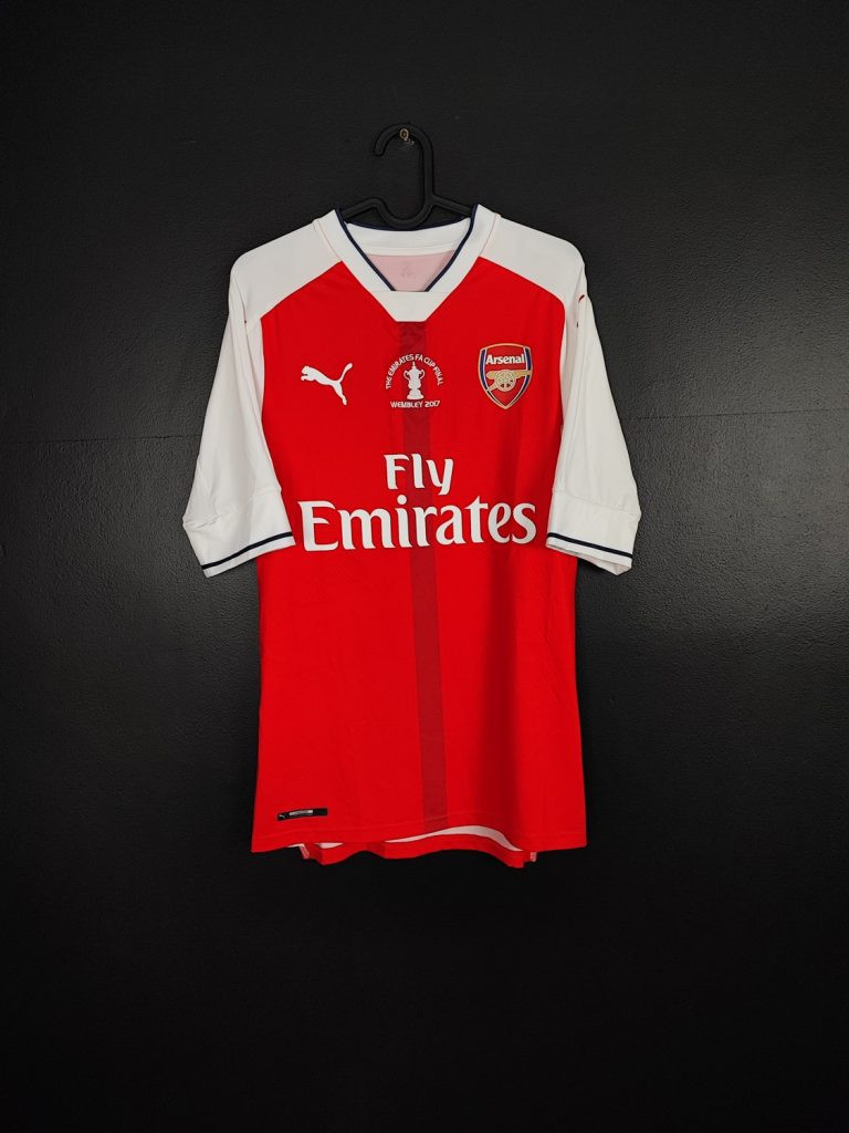 Koszulka piłkarska Arsenal Londyn 2017/18 Home Puma FA Cup [M] Player Issue