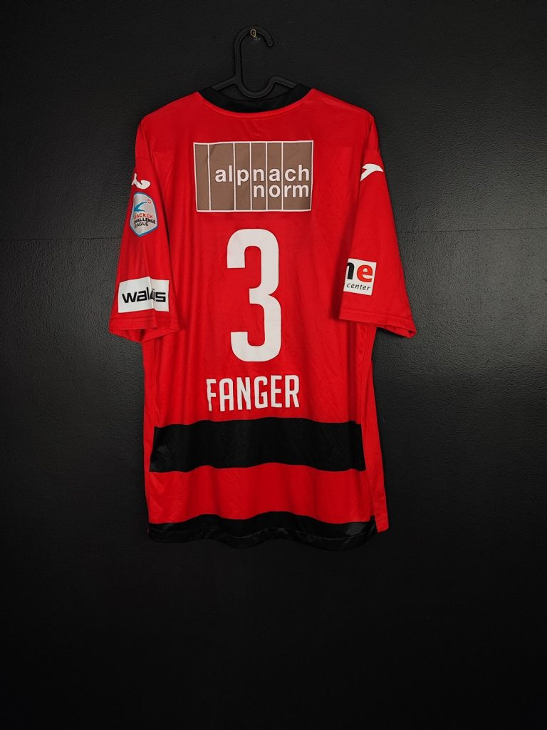 Koszulka piłkarska SC Kriens 2018/19 Away Joma Daniel Fanger #3 [XL] Match Issue