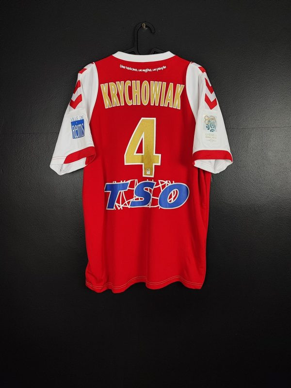 Koszulka piłkarska Stade Reims 2012/13 Home Hummel Grzegorz Krychowiak #4 [XL] Match Issue