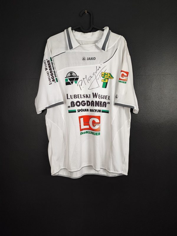 Koszulka piłkarska Górnik Łęczna 2010/11 Home Jako Paweł Magdoń #18 [XL] Match Issue