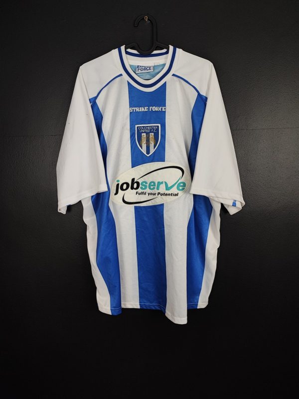 Koszulka piłkarska Colchester United 2000/02 Home Strike Force [XL]