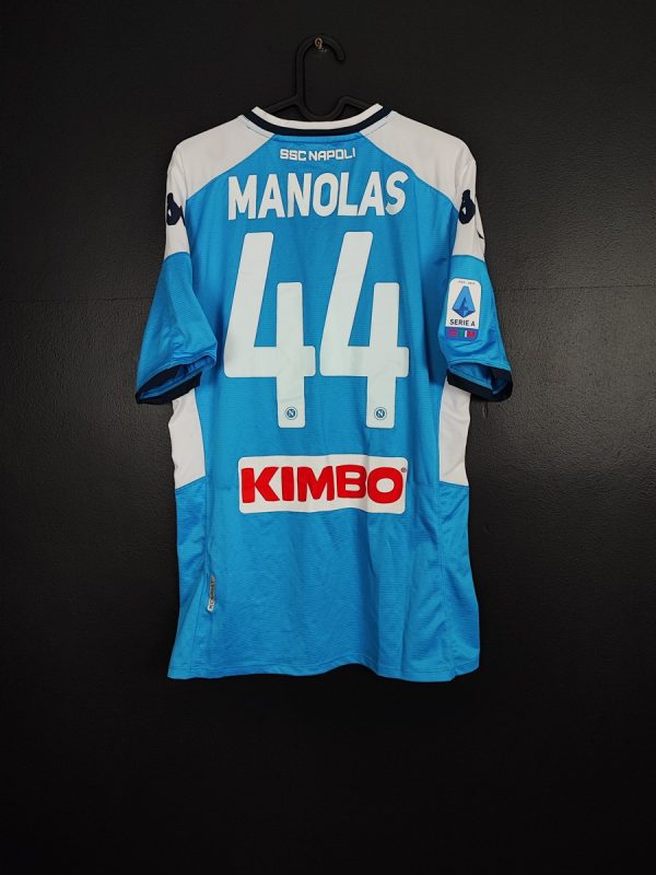 Koszulka piłkarska SSC Napoli 2019/20 Home Kappa Kostas Manolas #44 [L] Match Issue