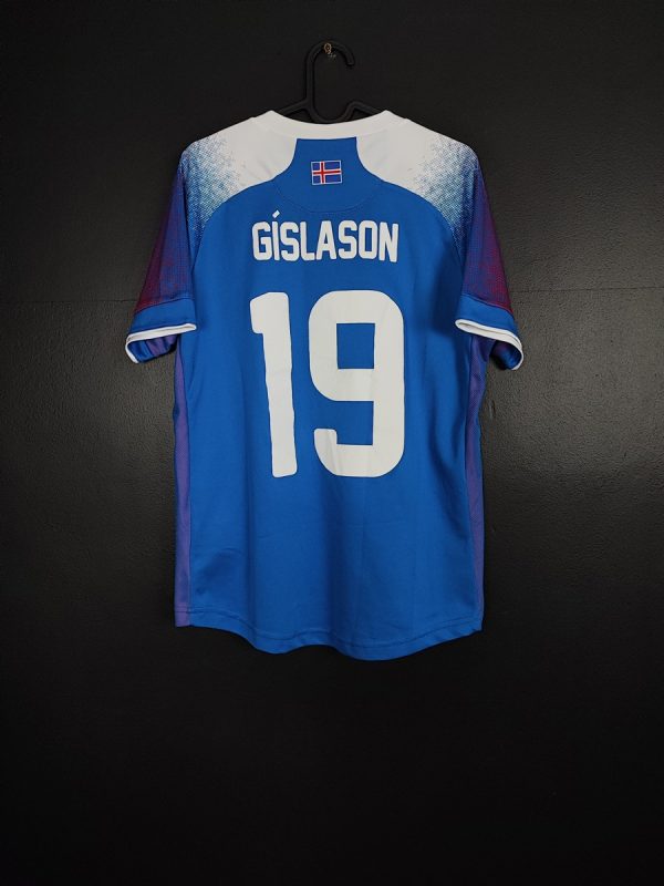 Koszulka piłkarska reprezentacji Islandia 2018/20 Home Errea Rurik Gislason #19 [S]