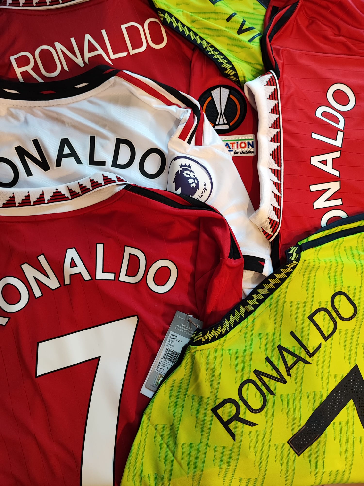 Applied name and number print