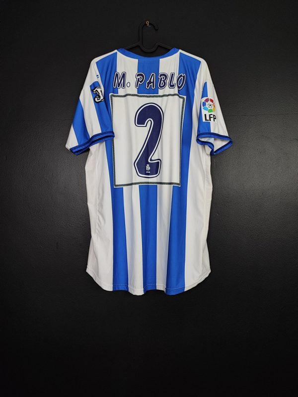 Koszulka piłkarska Deportivo La Coruna 2006/07 Home Joma Manuel Pablo #2 [XL] Match Issue