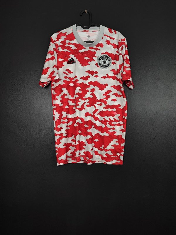 Koszulka piłkarska Manchester United 2021/22 Prematch Adidas [M]