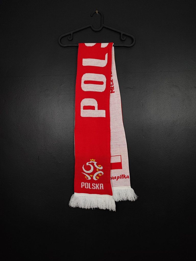 Szal piłkarski reprezentacji Polska-Irlandia 11.09.2018r