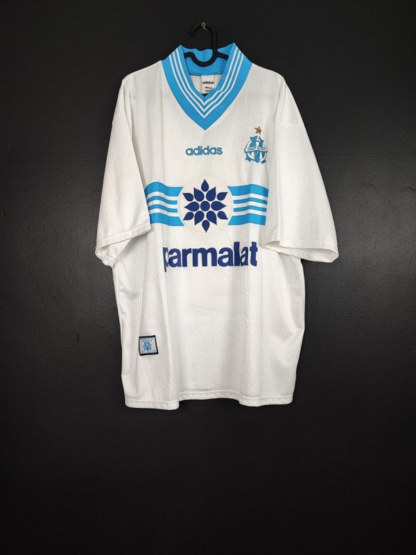 Koszulka piłkarska Olympique Marseille 1996/97 Home Adidas [L]
