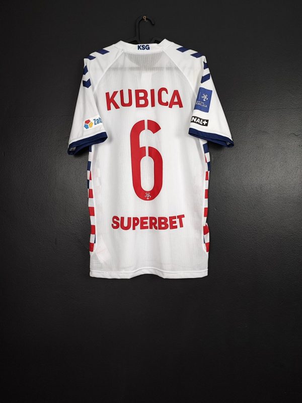 Koszulka piłkarska Górnik Zabrze 2021/22 Home Hummel Krzysztof Kubica #6 [L] Match Issue