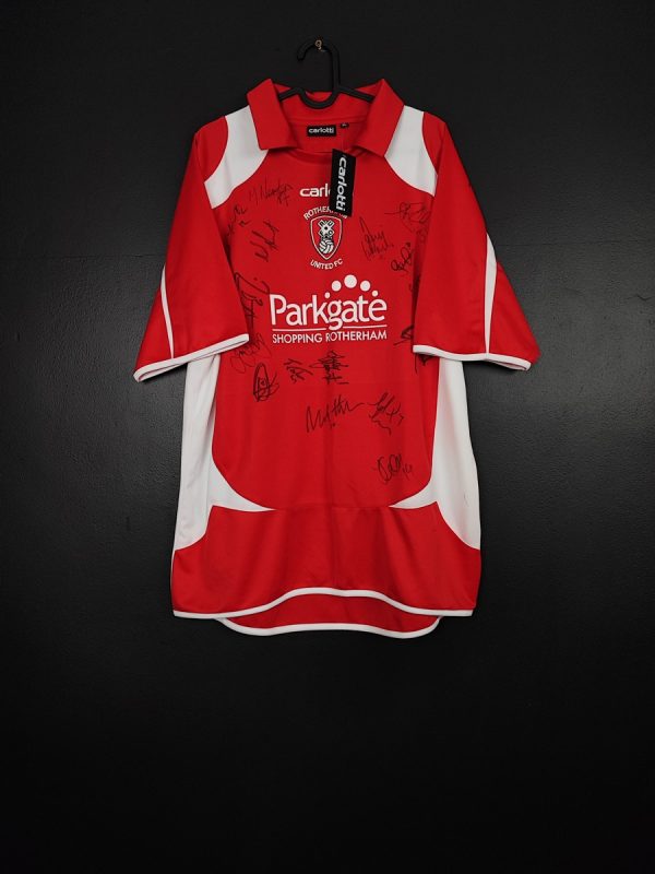 Koszulka piłkarska Rotherham United 2008/10 Home Carlotti [XL] NEW