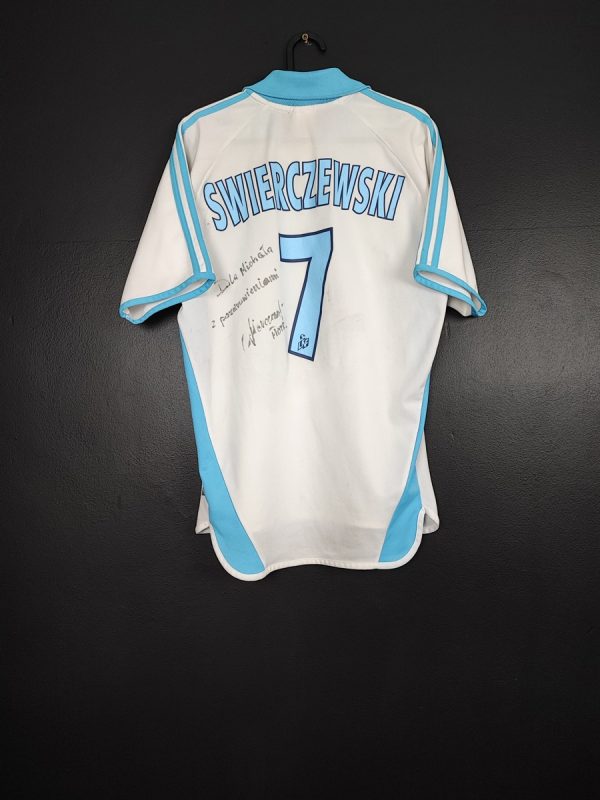 Koszulka piłkarska Olympique Marseille 2001/02 Home Adidas Piotr Świerczewski #7 [M]