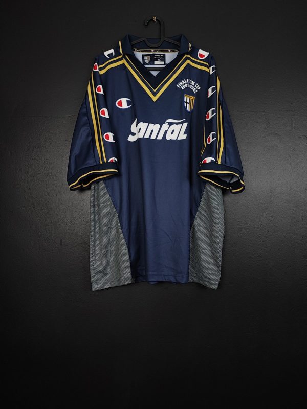 Koszulka piłkarska AC Parma 2001/02 Cup Champion [XL] Autografy