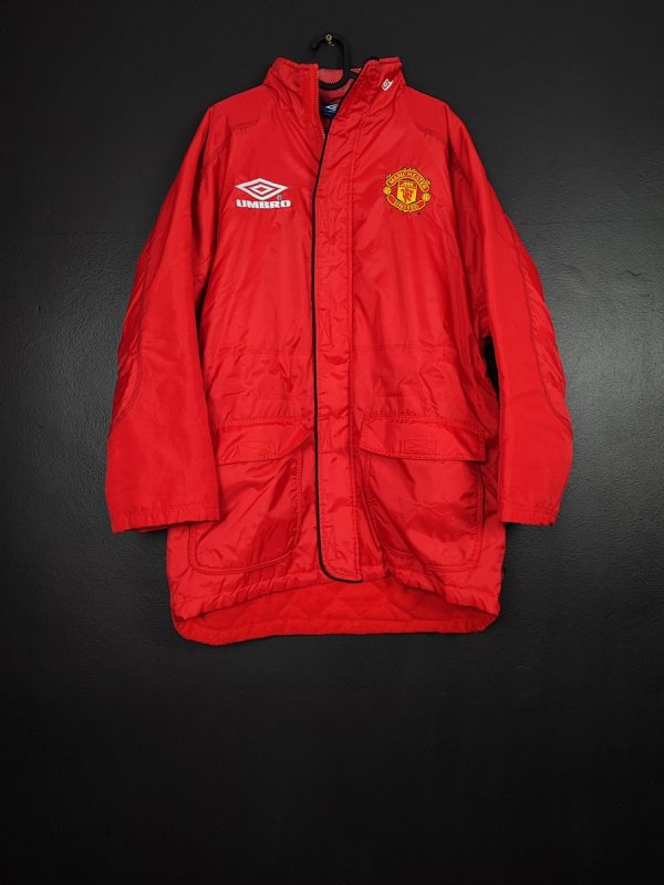 Kurtka piłkarska Manchester United 1999/00 Umbro [XL] Bench Coat