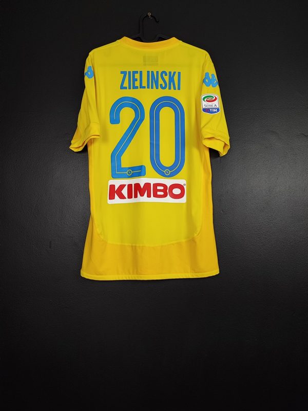 Koszulka piłkarska SSC Napoli 2017/18 Away Kappa Piotr Zieliński #20 [L] Match Issue