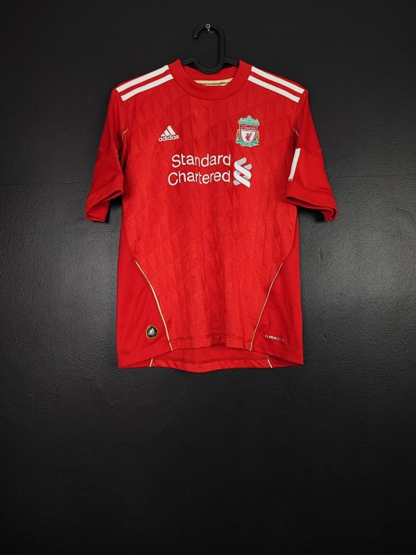 Koszulka piłkarska Liverpool 2010/11 Home Adidas [YM] Junior