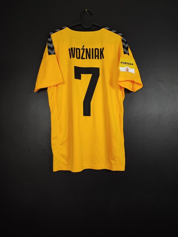 Koszulka piłkarska GKS Katowice 2021/22 Home Hummel Arkadiusz Woźniak #7 [L] Match Issue