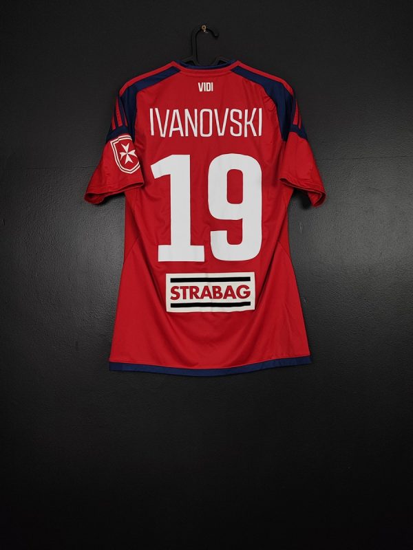 Koszulka piłkarska Videoton 2015/16 Home Adidas Mirko Ivanovski #19 [S] Match Issue
