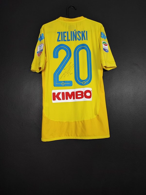 Koszulka piłkarska SSC Napoli 2017/18 Away Kappa Piotr Zieliński #20 [M] Special Edition