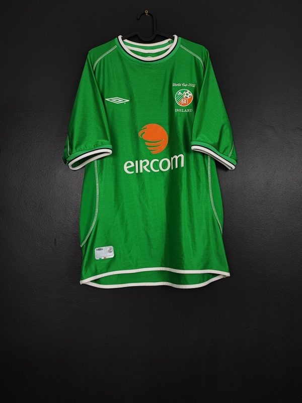 Koszulka piłkarska reprezentacji Irlandia 2002/03 Home Umbro [L]