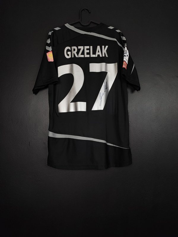 Koszulka piłkarska Korona Kielce 2015/16 Away Hummel Rafał Grzelak #27 [XL] Match Issue