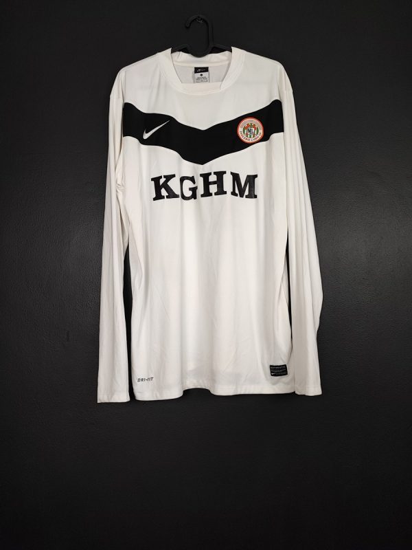 Koszulka piłkarska Zagłębie Lubin 2011/12 Away Nike Kamil Wilczek #88 [L] Match Issue Long