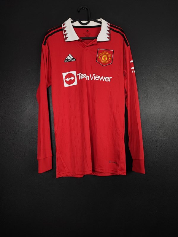 Koszulka piłkarska Manchester United 2022/23 Home Adidas [S] Long
