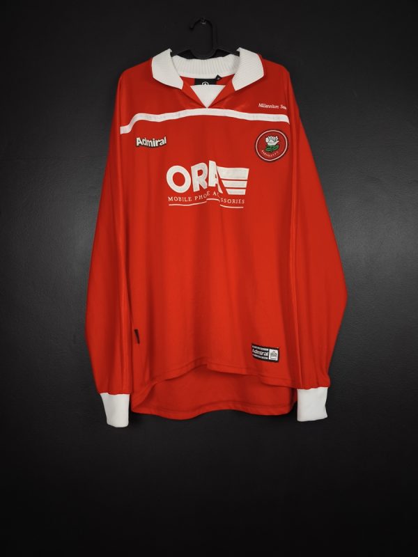 Koszulka piłkarska Barnsley 1999/00 Home Admiral #15 [XL] Long