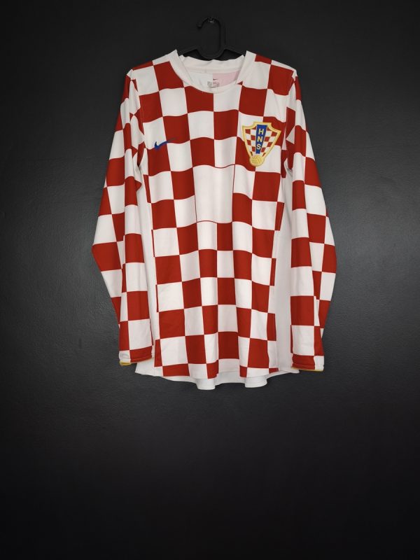 Koszulka piłkarska reprezentacji Chorwacja 2006/08 Home Nike [M] Long Player Issue