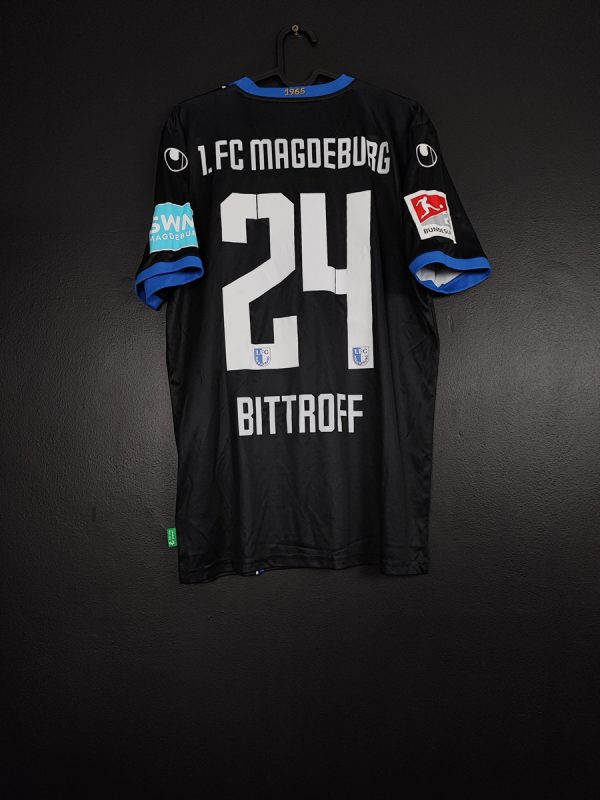 Koszulka piłkarska FC Magdeburg 2022/23 Away UHLsport Alex Bittroff #24 [M] Match Issue
