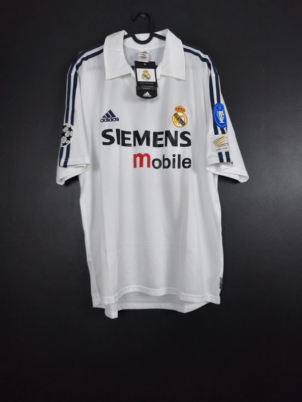 Koszulka piłkarska Real Madryt 2001/02 Home Adidas [L] UCL NEW