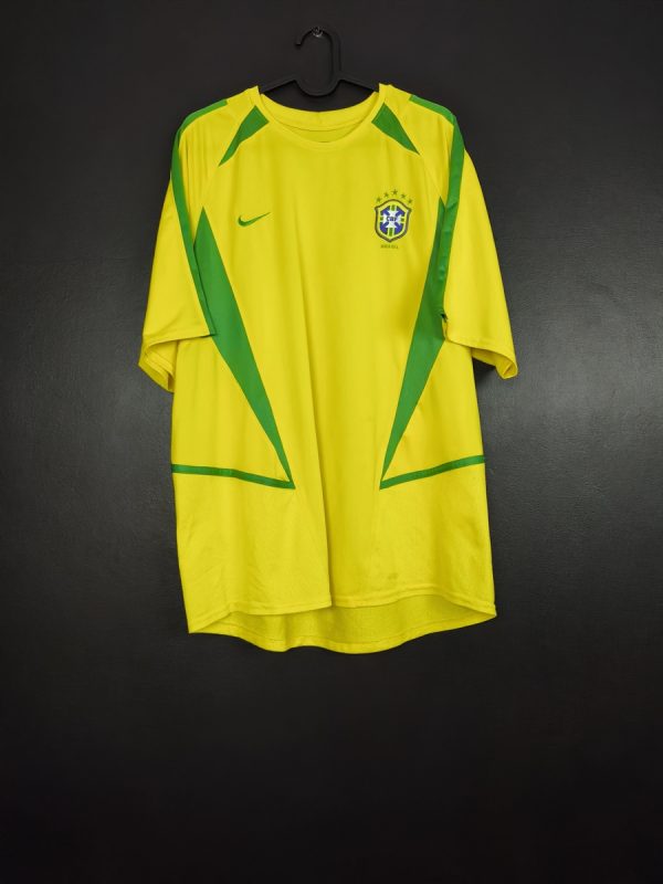 Koszulka piłkarska reprezentacji Brazylia 2002/04 Home Nike [L]