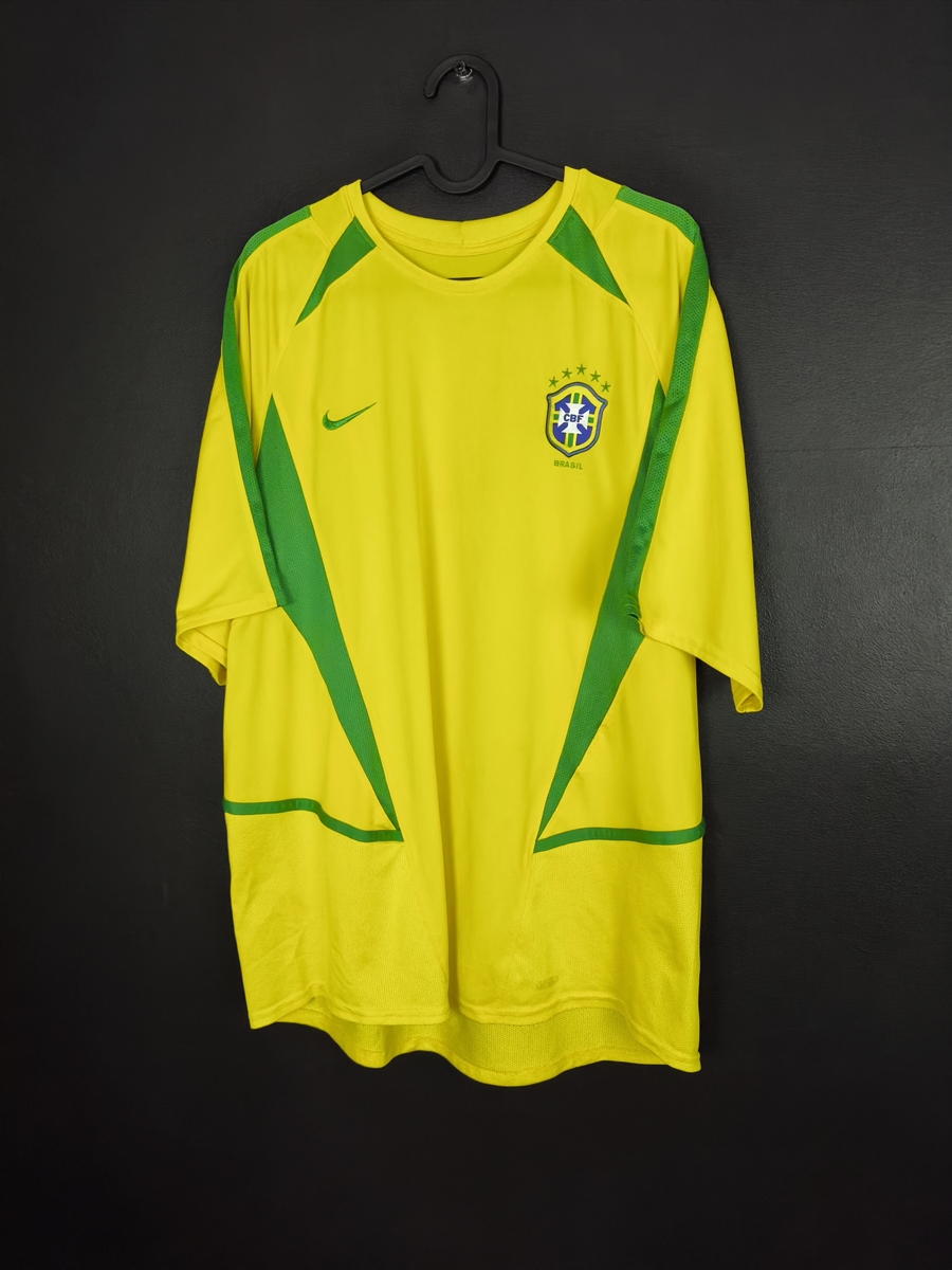 Brazil 2002/04 Home Football Shirt Nike - photo 3