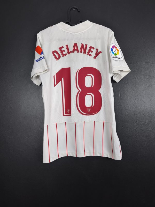 Koszulka piłkarska Sevilla 2021/22 Home Nike Thomas Delaney #18 [M] Match Issue?