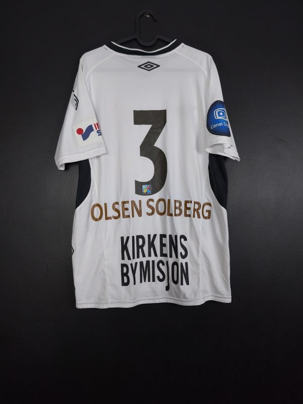 Koszulka piłkarska Mjøndalen IF 2016/17 Away Umbro Joackim Olsen Solberg #3 [L] Match Issue