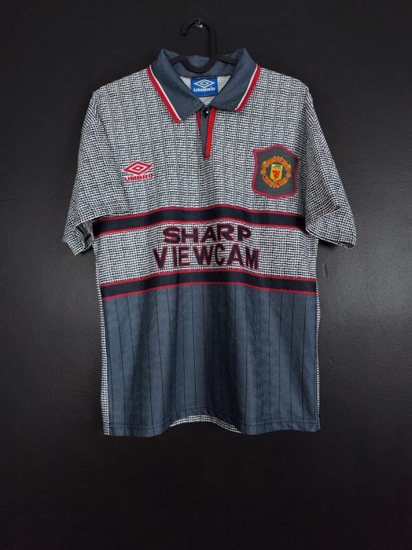 Koszulka piłkarska Manchester United 1995/96 Away Umbro [YL] Junior