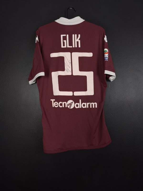 Koszulka piłkarska Torino 2015/16 Home Kappa Kamil Glik #25 [M] Autograf