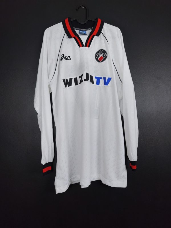 Koszulka piłkarska Polonia Warszawa 1998/99 Away Asics Dariusz Wdowczyk #17 [XL] Match Issue