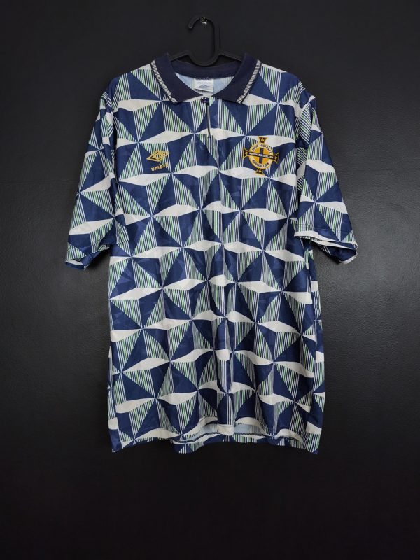 Koszulka piłkarska reprezentacji Irlandia Północna 1990/92 Away Umbro [XL]